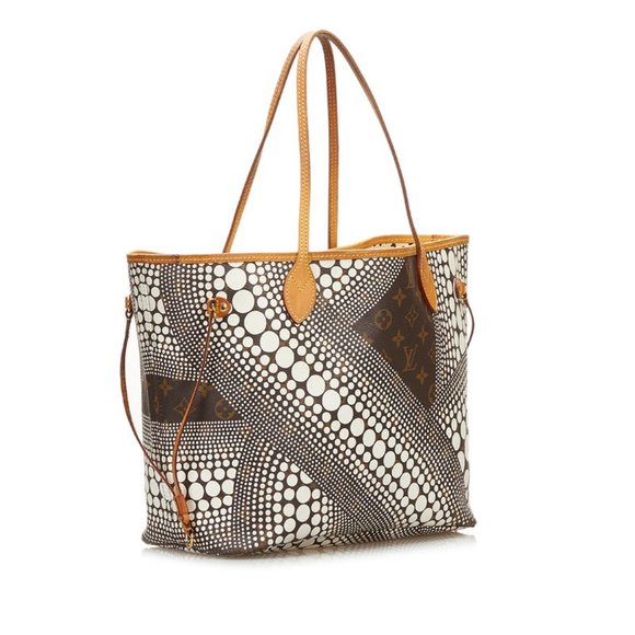 Louis Vuitton Monogram Wave Yayoi Kusama Collaboration Neverfull MM Tote Bag ... - Picture 2 of 10